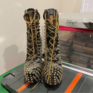 ZIGI girl ziginy Women’s Heeled Combat Boots 7.5